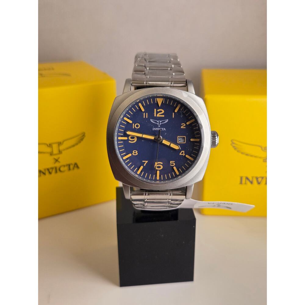 Specialty I by Invicta 69631 44mm Blue Dial Stainless Steel Watch New in Box - Picture 2 of 9